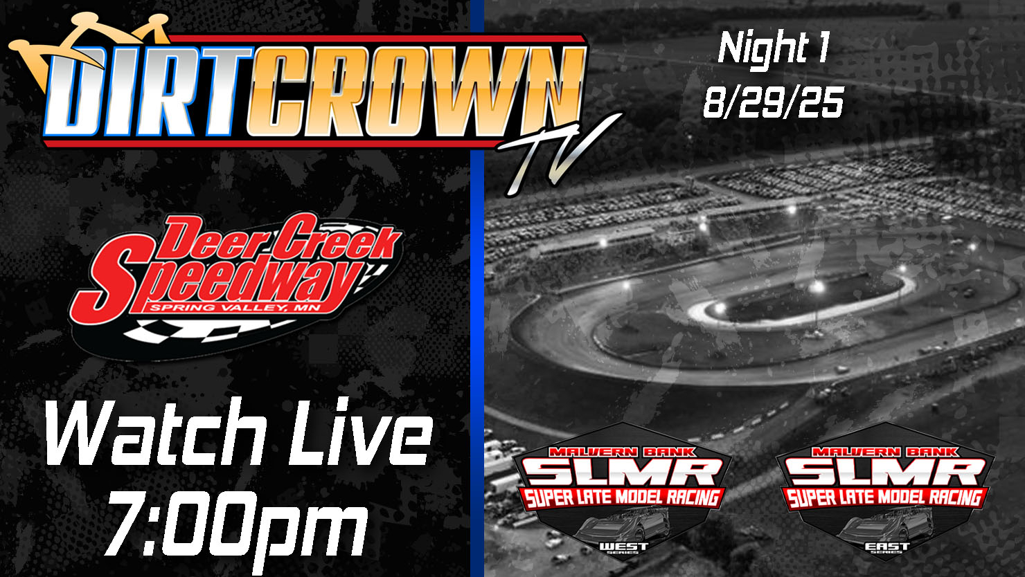 Live: 8/29/25 Malvern Bank Super Late Models (SLMR) from Deer Creek Speedway