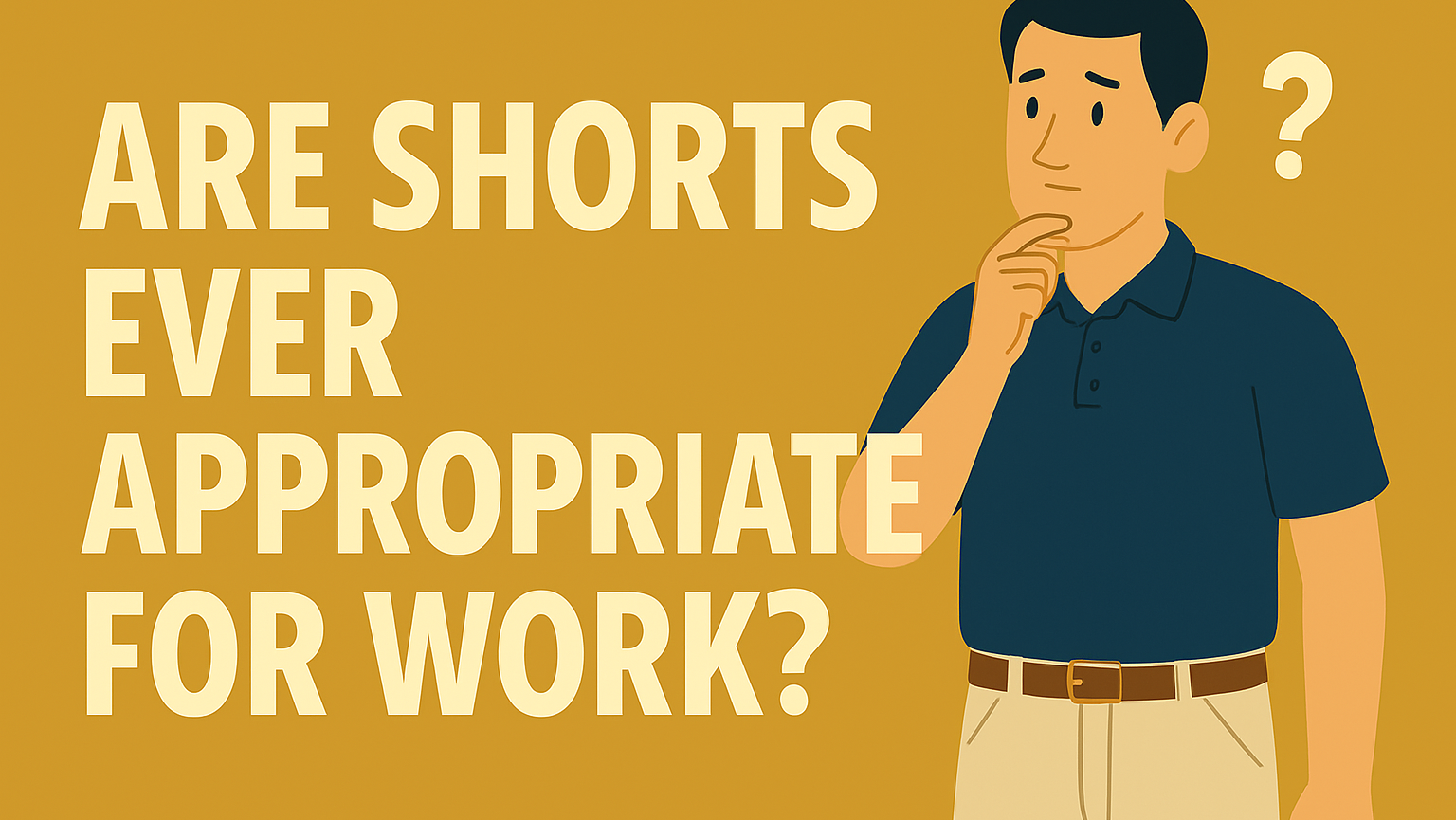 Are Shorts Appropriate At Work?