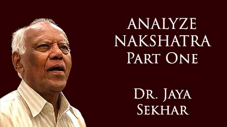 Analyze Nakshatra Part 1