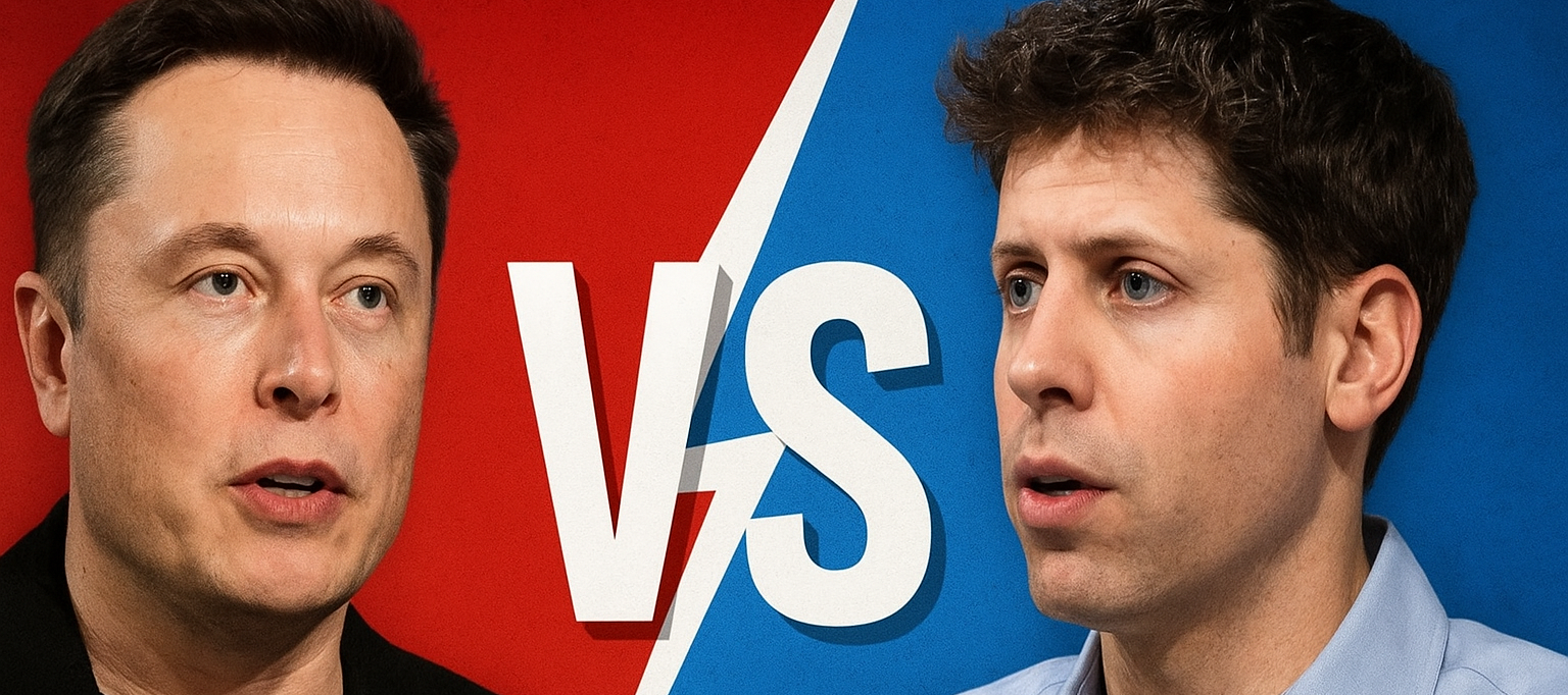  Tech Titans Throw Punches: Elon Musk vs. Sam Altman in a Silicon Valley Showdown