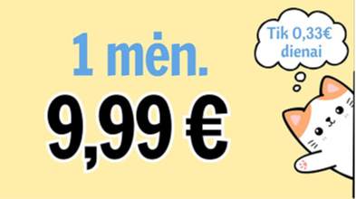 Mėnesinė prenumerata