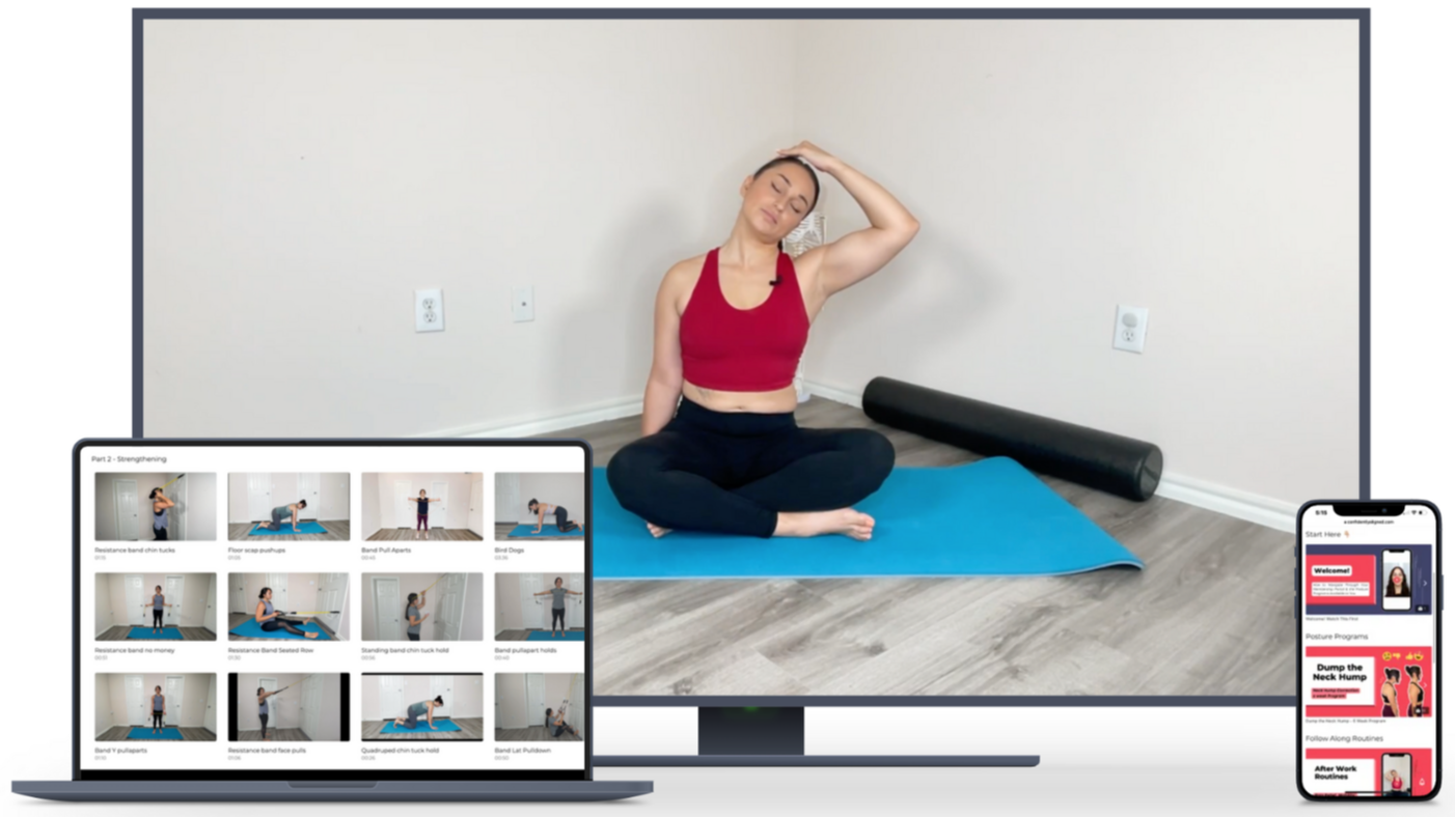 Here's a Sneak Peek into the 12-Week Posture Correction Program ⬇️