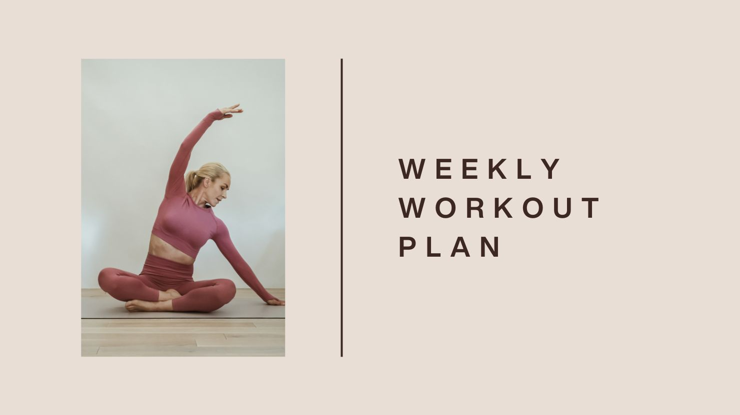 New weekly workout plans