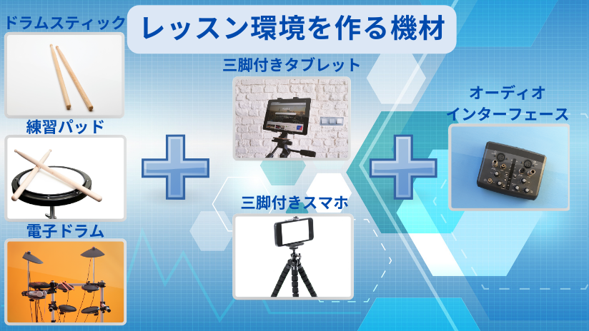 レッスン環境を作る機材