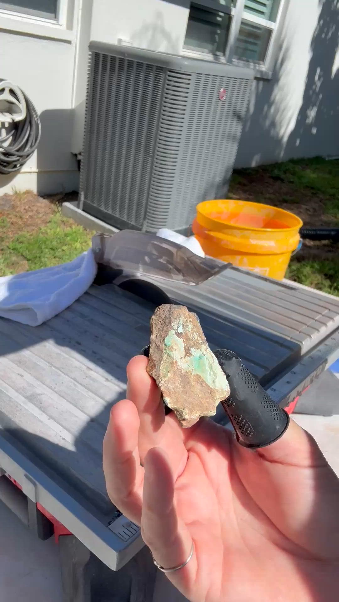 Raw Royston Turquoise 