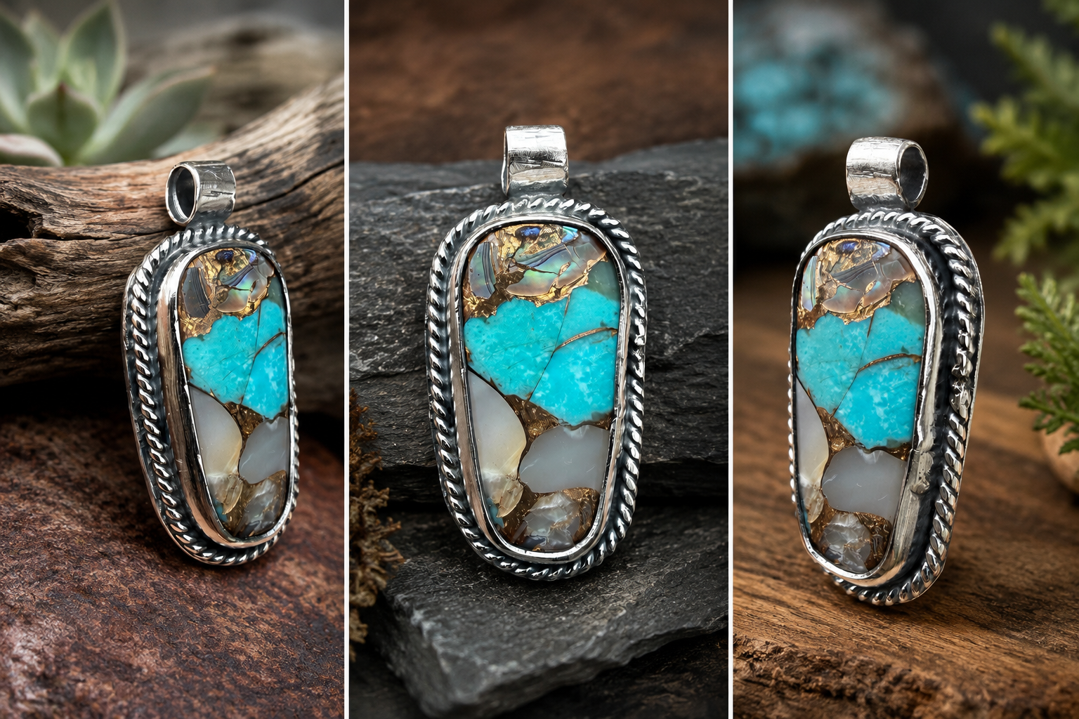 Ocean's Mosaic Pendant