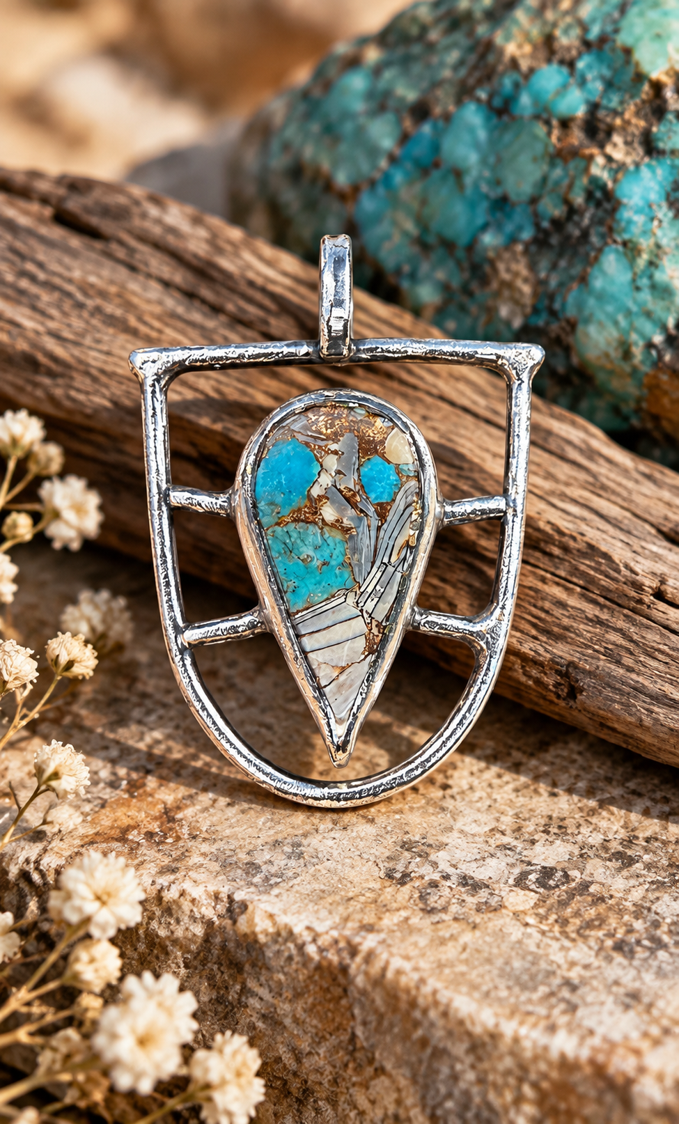 Symmetry in Turquoise Shield