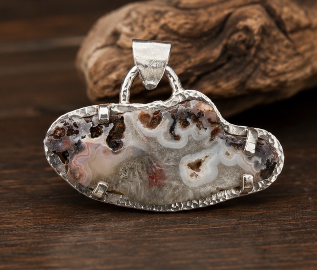 Classic Malawi Agate Pendant