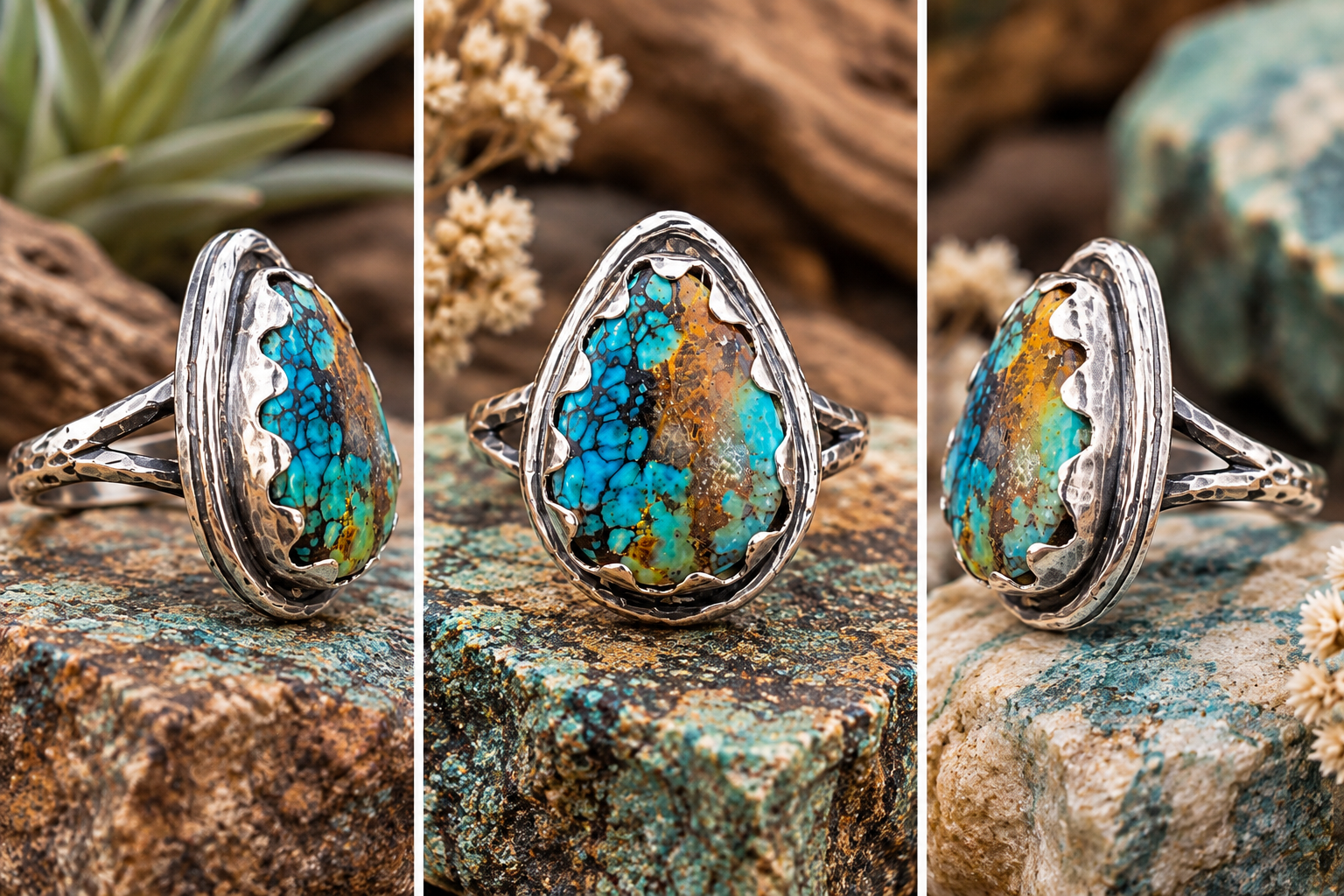 Vibrant Turquoise Statement Ring