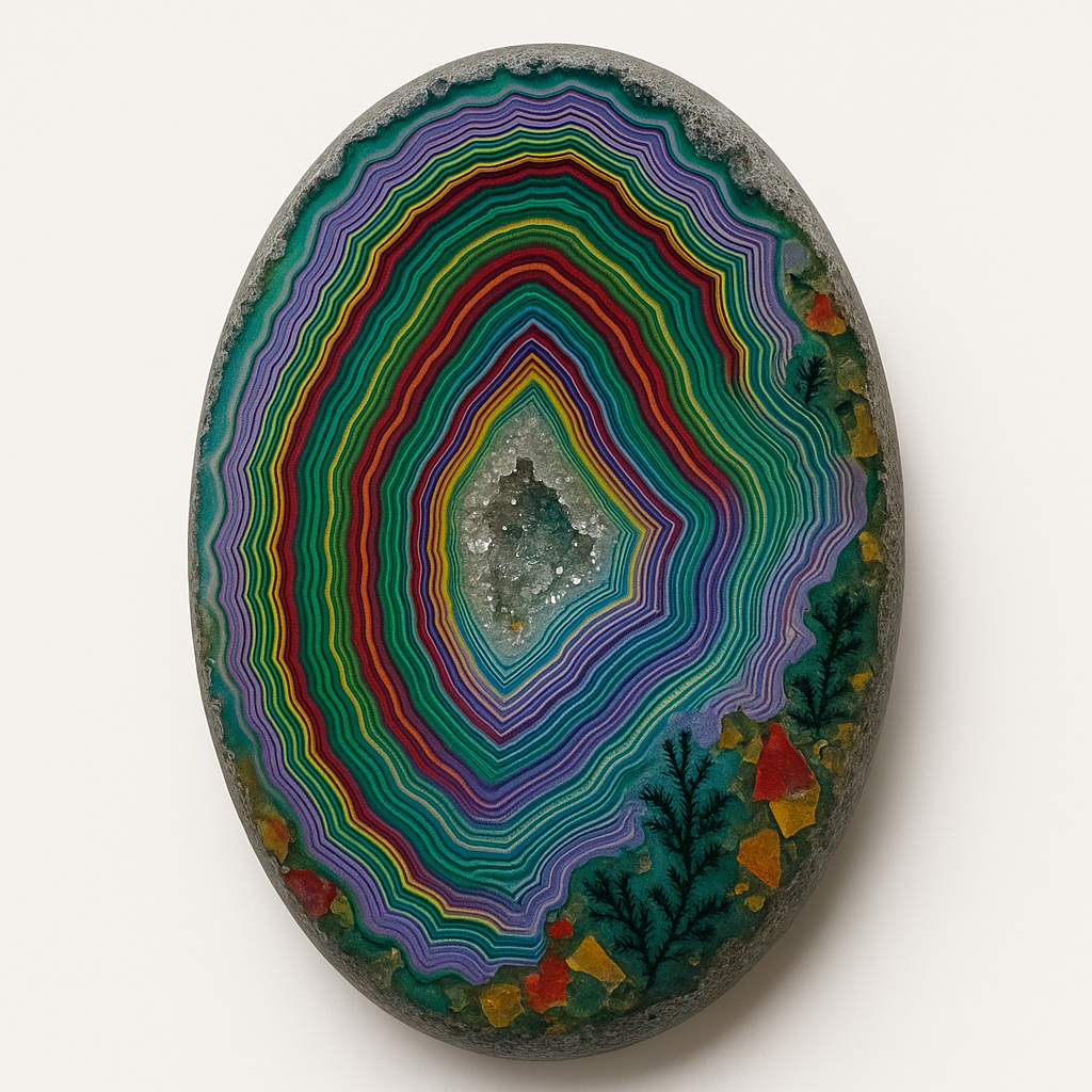 Malawi / Dendritic / Thunder Egg Living Agate