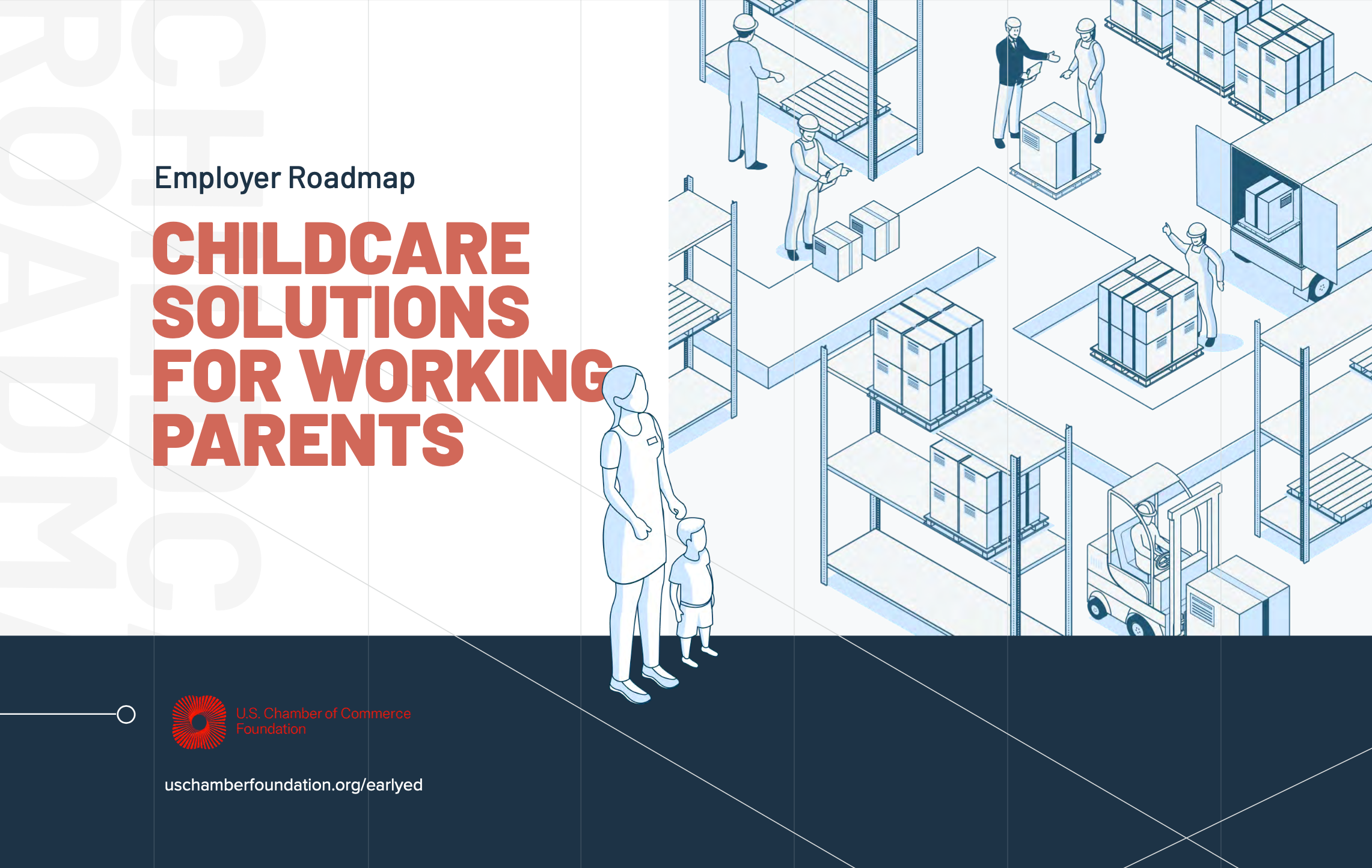 Cover of the report Employer Roadmap: Childcare Solutions for Working Parents