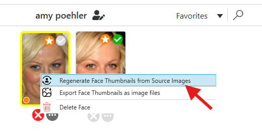 Right-click menu on selected faces showing Regenerate option