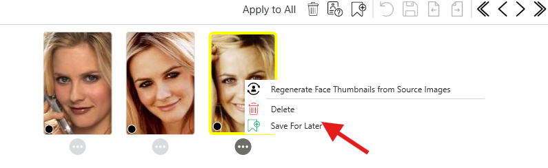 Right-click menu showing "Save for Later" option