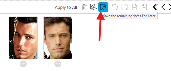 Unknown view showing Save for Later icon in top menu