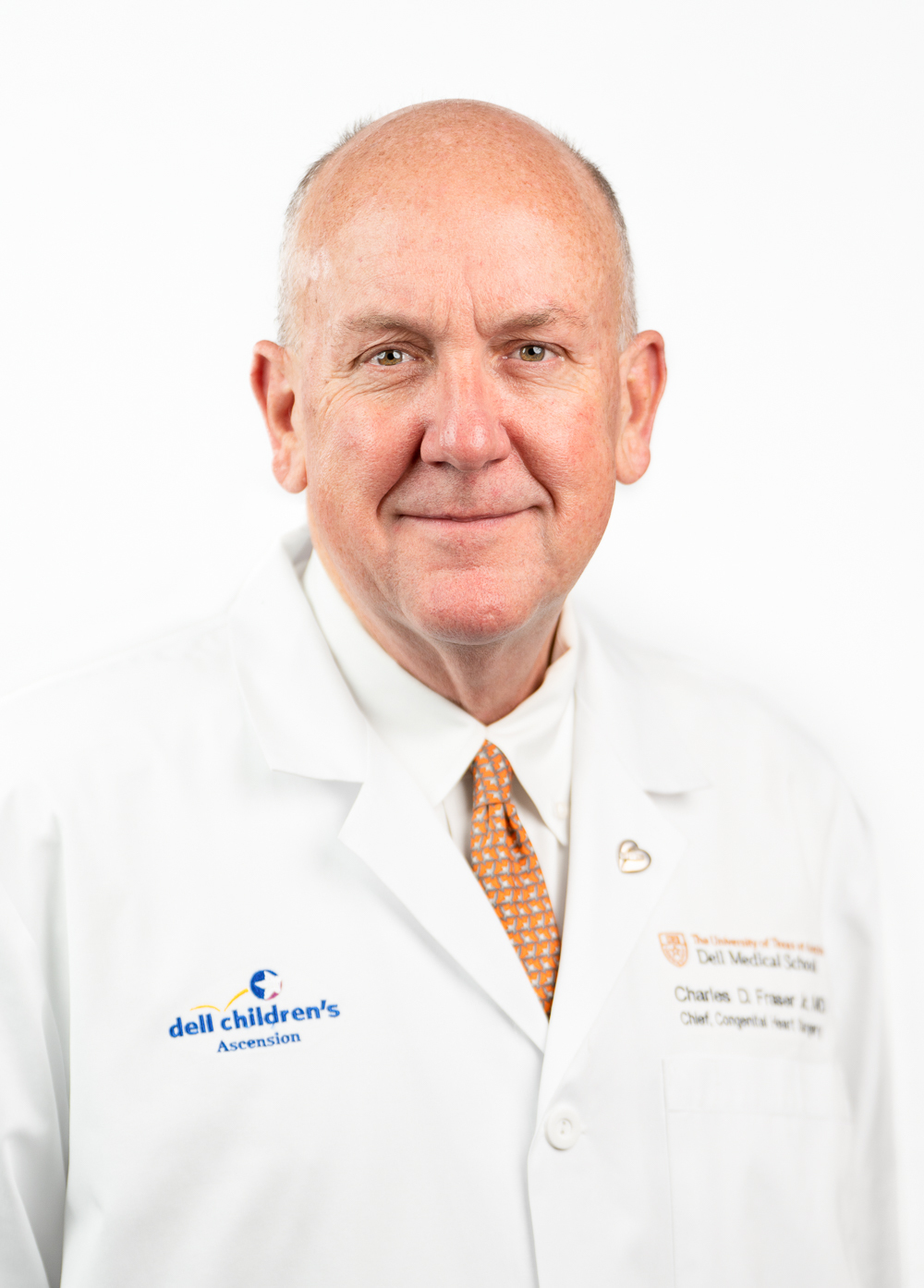 Charles Fraser in a white coat