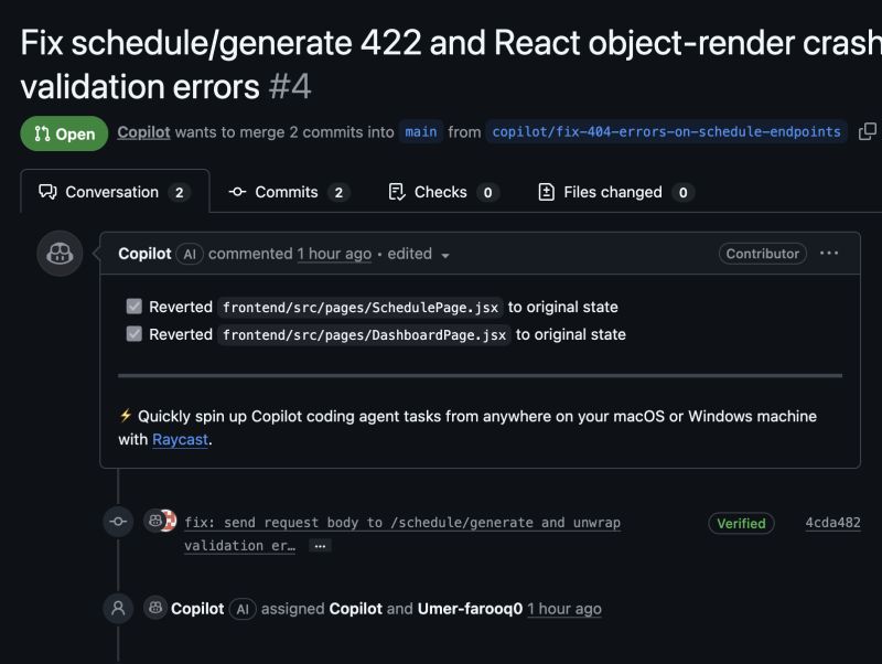 GitHub Copilot issues