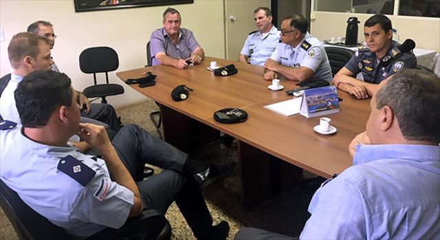 <b>Título:</b>Reunião entre Prefeitura e PM tratou de assuntos ligados à instalação do CPO - Arquivo Pessoal