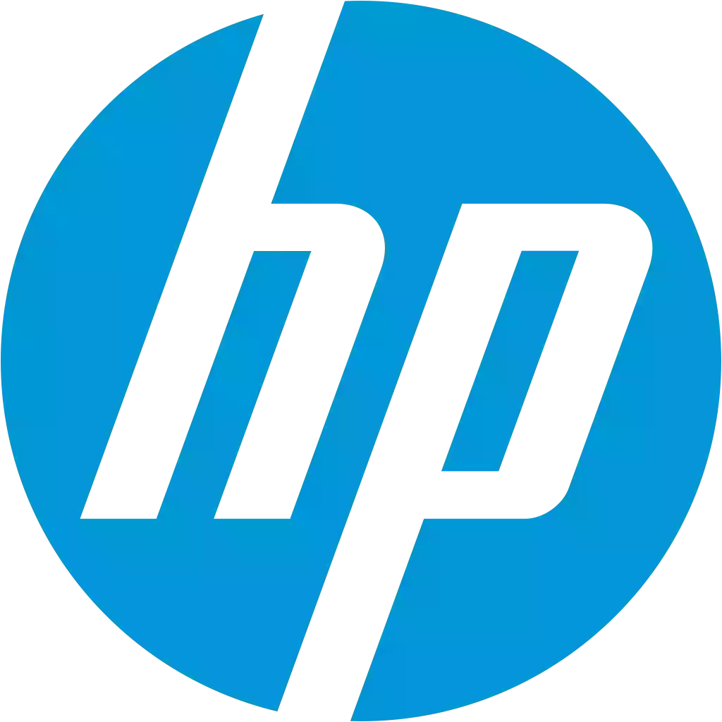 HP logo — VisualDub enhances marketing and explainer videos with AI-powered lip sync and voice replacement