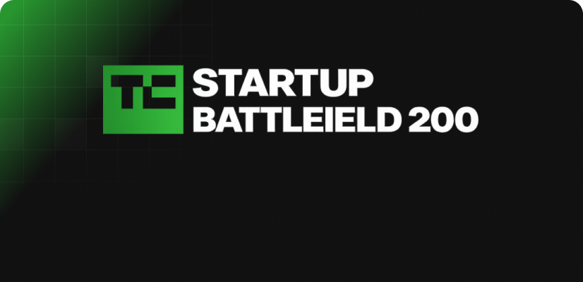 TechCrunch Disrupt logo: Highlighting NeuralGarage as a global disruptor in generative AI.
