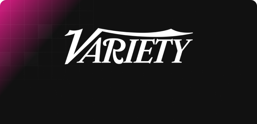 Variety Magazine logo: Featuring NeuralGarage's AI lip-sync tech in Rajinikanth's Coolie.