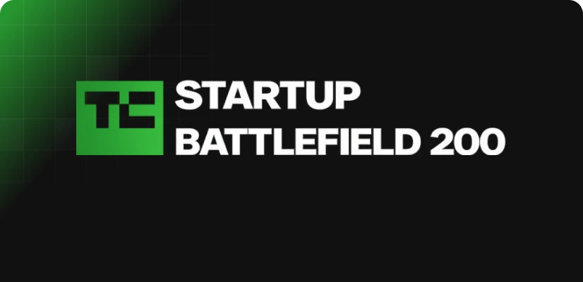 TechCrunch Disrupt logo: Highlighting NeuralGarage as a global disruptor in generative AI.