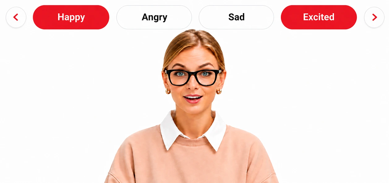 Blend Multiple Emotions facial expression editing in DRAMA