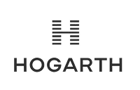 Hogarth logo – powered by SyncMonster lip sync and dubbing