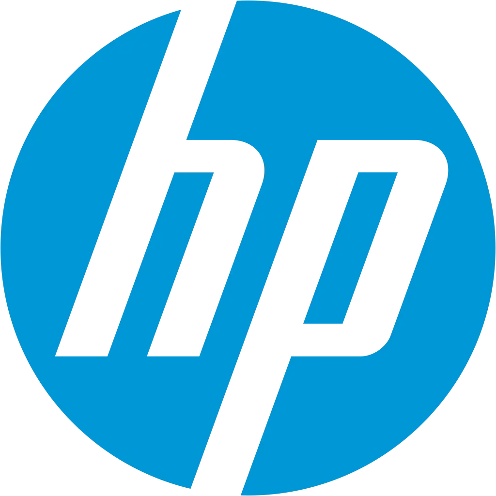 HP logo – powered by SyncMonster lip sync solutions