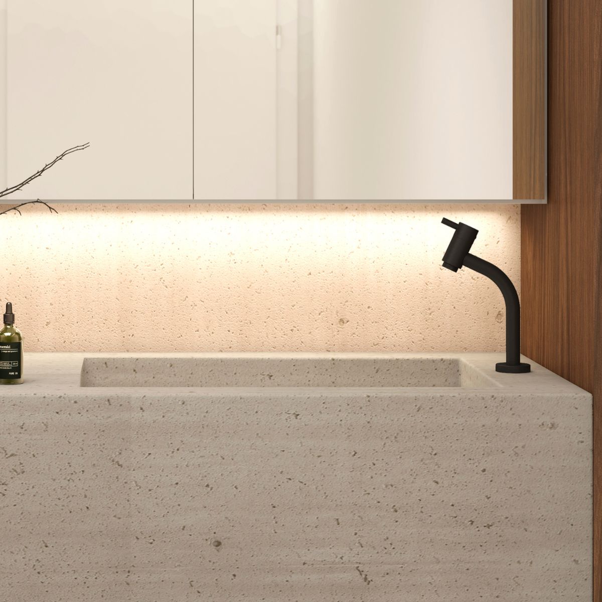 Dicas para combinar metais com revestimentos amadeirados.