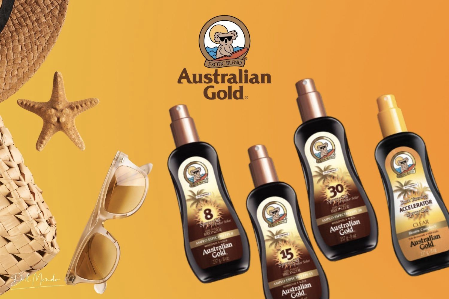 Linha solar Australian Gold - o que faz o quê? 