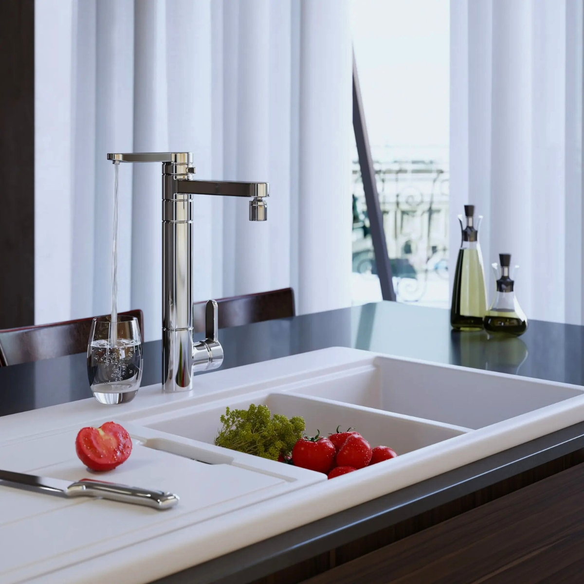 Água Quente na Cozinha: Como os Misturadores Facilitam o Dia a Dia