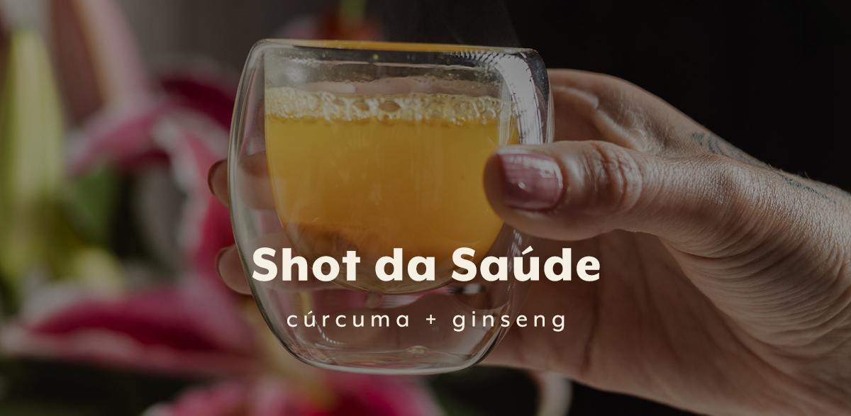 Imagem do post Shot de Cúrcuma e Ginseng: um pequeno gole, grande impulso natural.