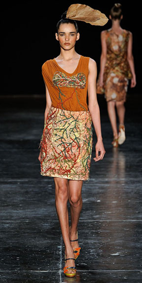 Foto do desfile SPFW Verão 2012