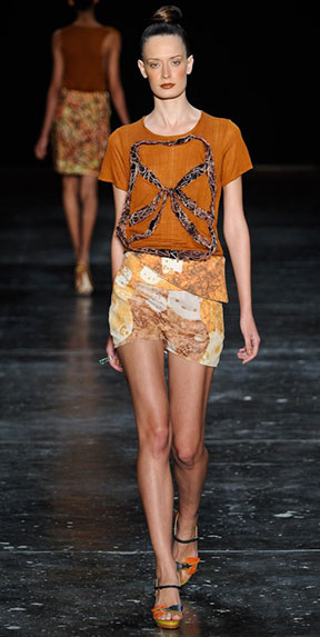 Foto do desfile SPFW Verão 2012