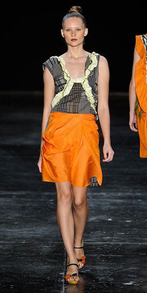 Foto do desfile SPFW Verão 2012