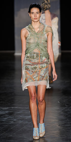 Foto do desfile SPFW Verão 2011