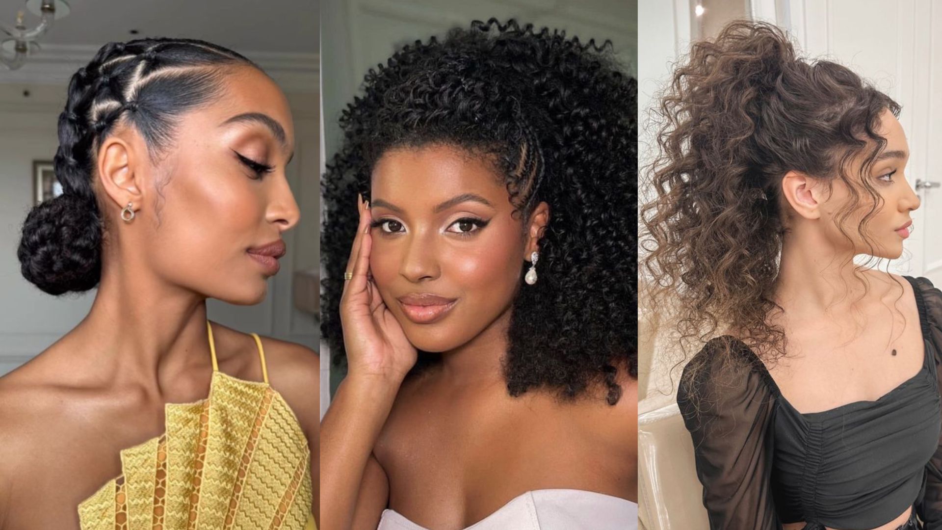 7 penteados para valorizar cabelos cacheados e crespos