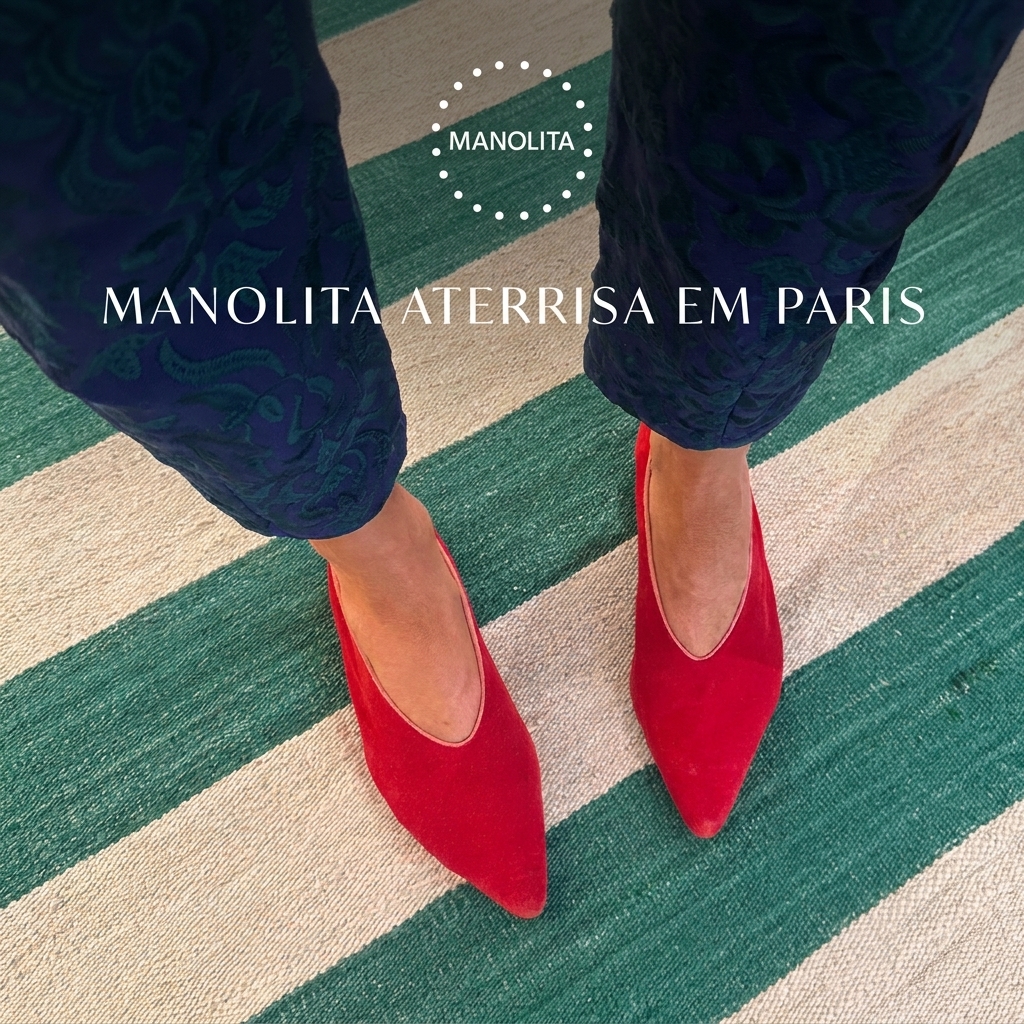 Manolita Aterrissa em Paris
