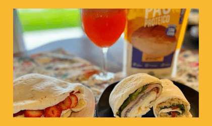 Foto do post Wrap/Panqueca/Crepe com massa de Pão Proteico