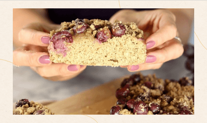 Foto do post Receita Naturovos: Cuca de Uva