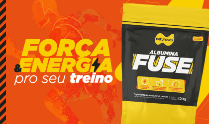 Foto do post Descubra a nova Albumina FUSE: Força e Energia para o seu treino!