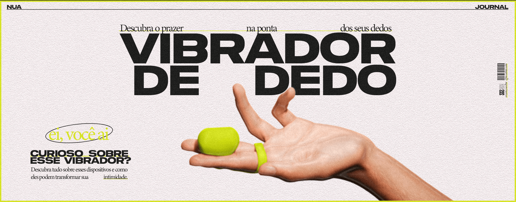 Vibrador de dedo - Descubra o prazer na ponta dos seus dedos!cover