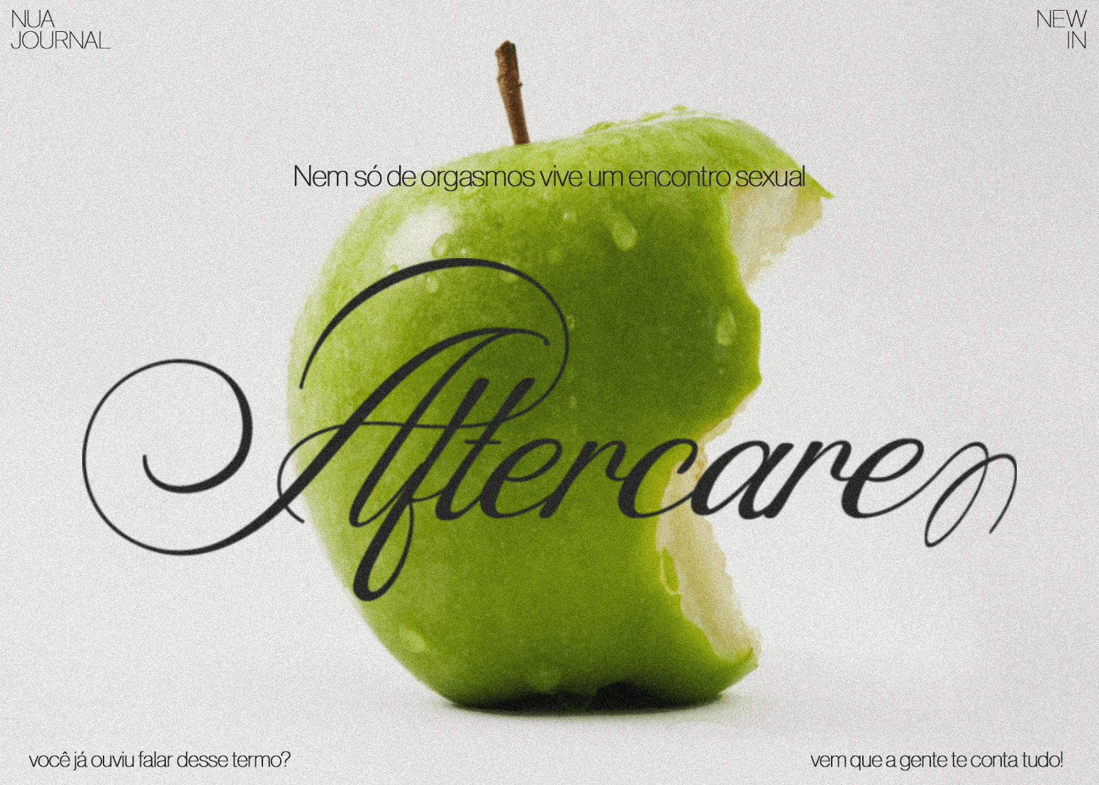 Aftercare, você já ouviu esse termo?