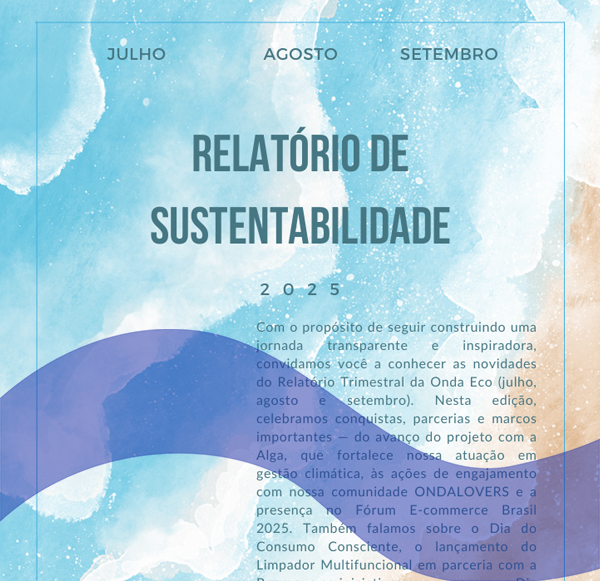 Imagem do post  Relatório Trimestral de Sustentabilidade 2025