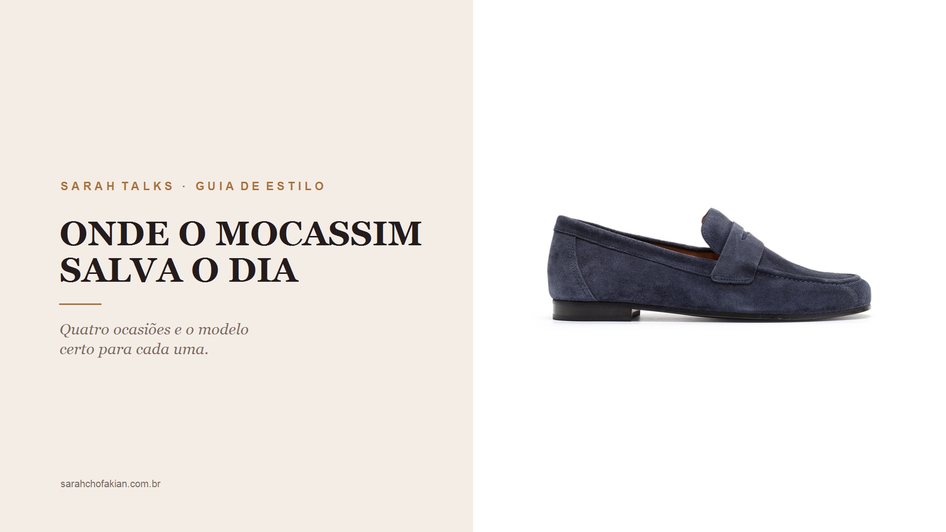 Foto do post Ocasiões para usar um mocassim feminino