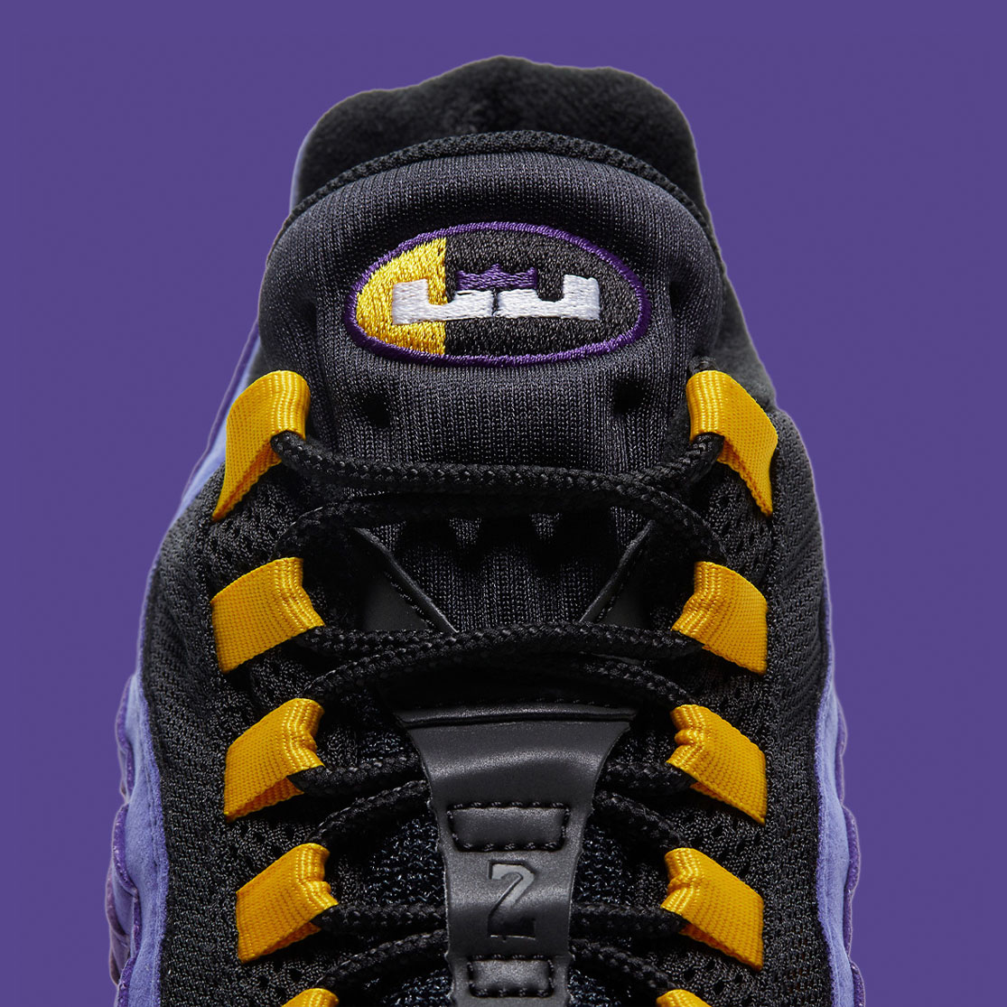 lebron air max 95 purple and gold