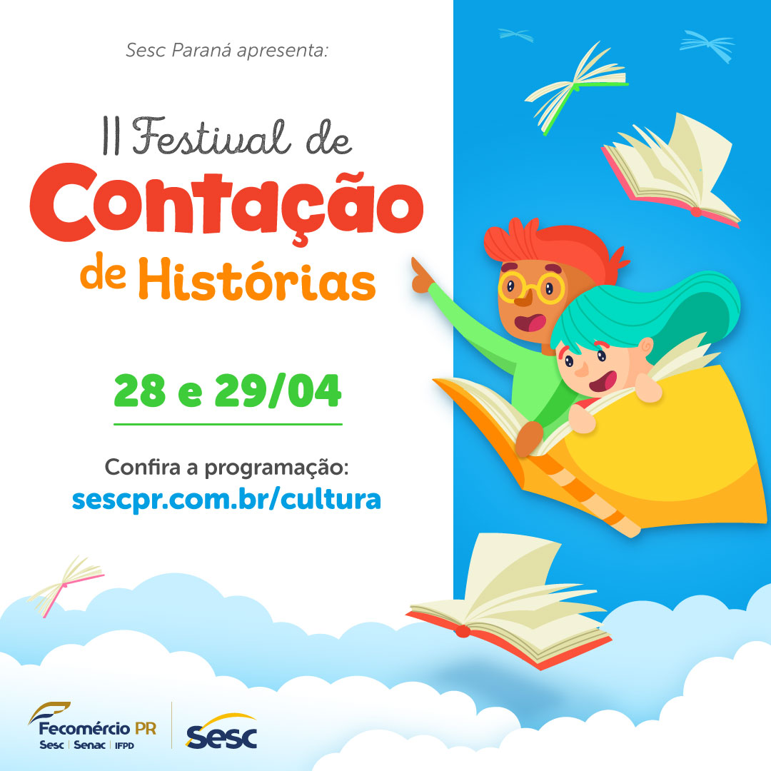 Sesc PR promove segunda edição do Festival de Contação de Histórias