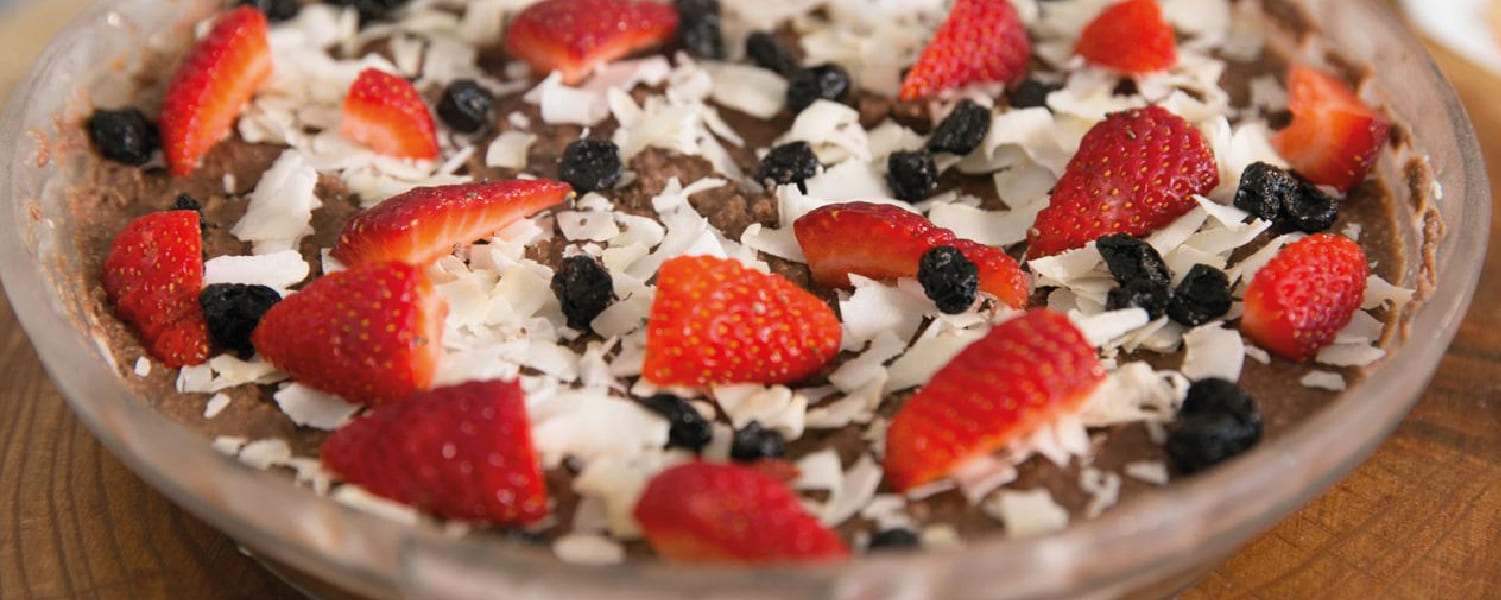 Banner principal do post Torta Fria de Coco com Mousse de Cacau