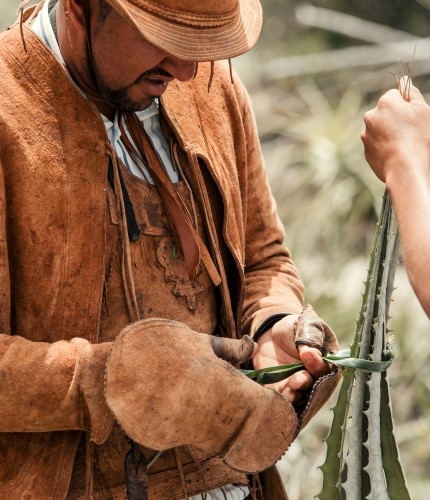 Seu Genivaldo durante a Expedição Territórios YVY Caatinga