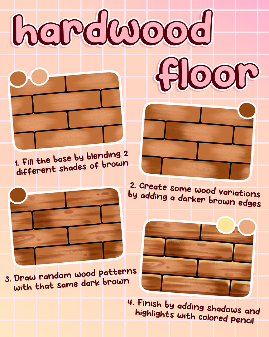 Hardwood floor coloring example